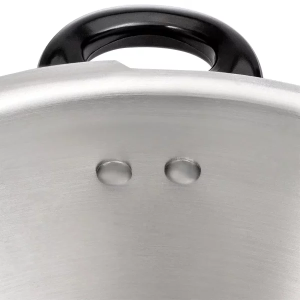 8 qt. Aluminum Stovetop Pressure Cooker Pot with Steam Release Valve