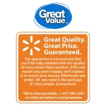 Great Value Everyday Strong, Soak Proof, Microwave Safe, Disposable Paper Plates, 10", White, 100 Count