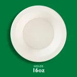 Hefty ECOSAVE Compostable Paper Bowls, 16 Ounce, 25 Count