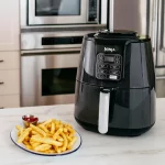 4 qt. Electric Black Air Fryer with Recipe Book (AF101)