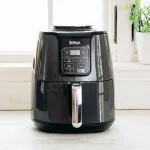 4 qt. Electric Black Air Fryer with Recipe Book (AF101)