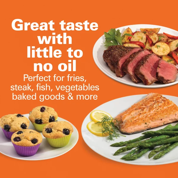 3.4 Qt. Black Air Fryer with Nonstick Basket