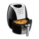 3.4 Qt. Black Air Fryer with Nonstick Basket