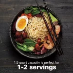 Compact 1.5 Qt. Stainless Steel Electric Multi-Cooker