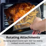 10 qt. Black AirFryer with Recipe Book