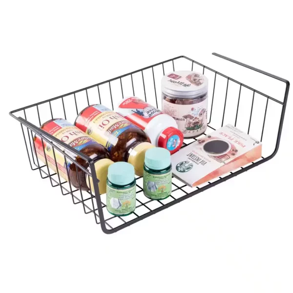 Hanging Under Shelf Metal Storage Basket