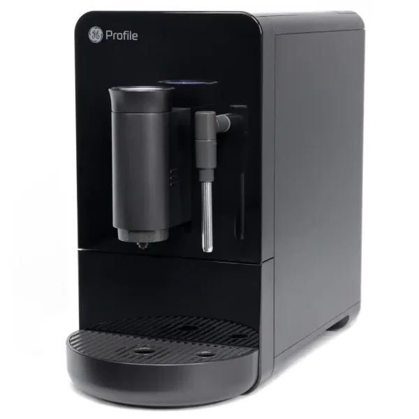 1- Cup Automatic Espresso Machine in Black with Built in Grinder, Frother, Frothing Pitcher, and WiFi Connected