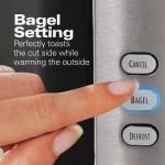 750-Watt 2-Slice Black and Stainless Steel Wide Slot Toaster