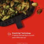 Instant Vortex Plus 6 qt. Black Air Fryer with ClearCook