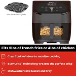 Instant Vortex Plus 6 qt. Black Air Fryer with ClearCook