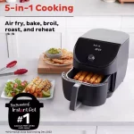 6 qt. Black Vortex Slim Air Fryer