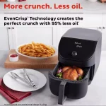 6 qt. Black Vortex Slim Air Fryer