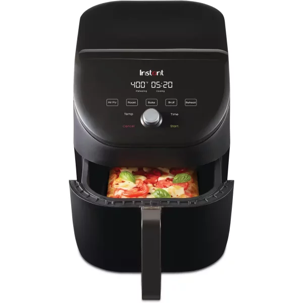 6 qt. Black Vortex Slim Air Fryer