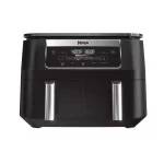 Foodi 6 qt. 5 in-1 2-Basket Black Air Fryer with DualZone Technology DZ090