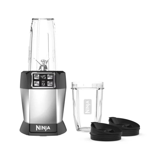 Nutri Auto iQ 24 oz. 3-Speed Black High Speed Single Serve Blender (BL480D)