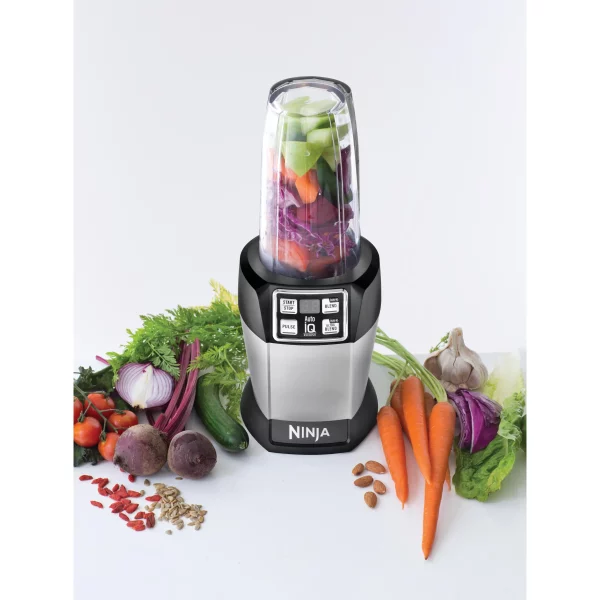 Nutri Auto iQ 24 oz. 3-Speed Black High Speed Single Serve Blender (BL480D)