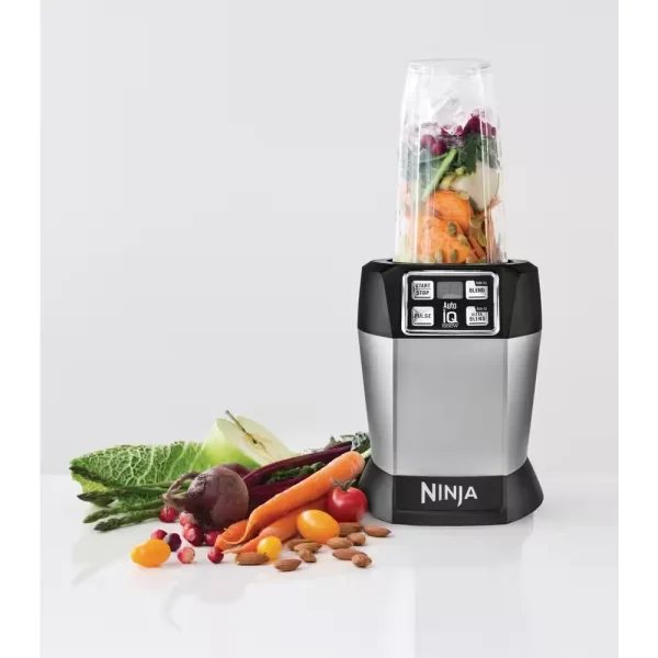 Nutri Auto iQ 24 oz. 3-Speed Black High Speed Single Serve Blender (BL480D)