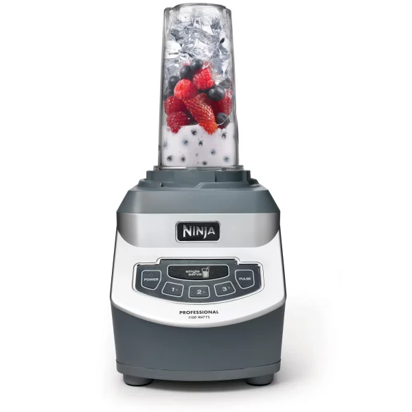 Nutri Ninja 72 oz. 3-Speed Black Professional Blender with 2 Single Serve Cups (BL660)