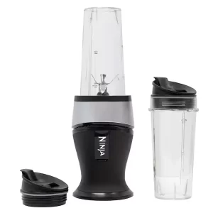 Fit 16 oz. Black Single Speed Single Serve Personal Blender (QB3001SS)
