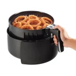 5.2 Qt. Black Air Fryer with 60-Minute Timer
