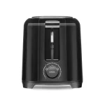 700-Watt 2-Slice Black Wide Slot Toaster