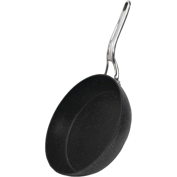 The Rock 12 in. Aluminum Nonstick Frying Pan in Black Speckle