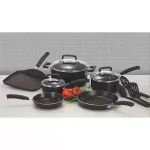 Signature 12-Piece Aluminum Cookware Set with Lids