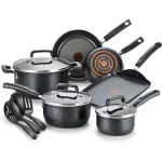 Signature 12-Piece Aluminum Cookware Set with Lids