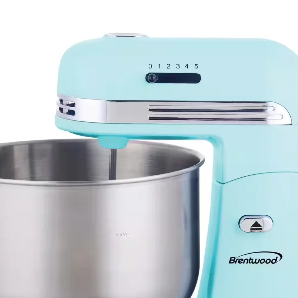 3 Qt. 5-Speed Blue with Stainless Steel Mixing Bowl Stand Mixer