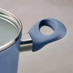 14-Piece Ceramic Cookware Set in Blue