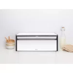 Fall Front Brilliant Steel Bread Box