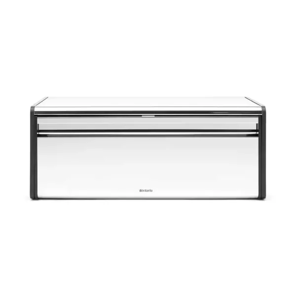 Fall Front Brilliant Steel Bread Box
