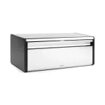 Fall Front Brilliant Steel Bread Box
