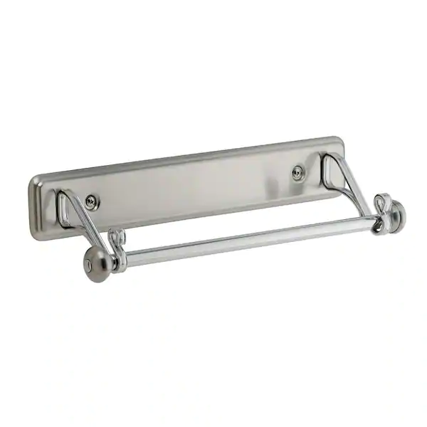 York Lyra Split Finish Steel Wall Mount Paper Towel Holder