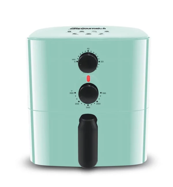 New Elite Gourmet 1 Quart Compact Air Fryer, Black