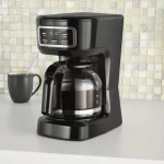Mainstays Black 12-Cup Programmable Coffee Maker, 1.8 Liter Capacity, New
