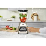 Oster One-Touch Blender with Auto-Programs and 6-Cup Boroclass Glass Jar