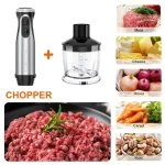 Bonsenkitchen Immersion Blender Handheld, Stainless Steel Hand Stick Blender, 20-Speed Hand Blender, Free Warranty