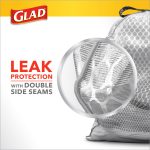 Glad ForceFlex Tall Kitchen Trash Bags, 13 Gallon, 40 Bags (Gain Original Scent, Febreze Freshness)