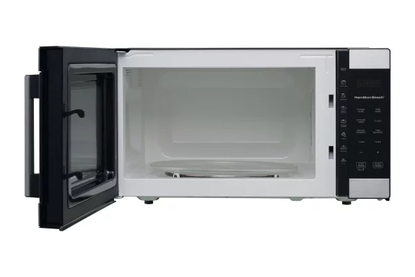 Hamilton Beach 1.6 Cu ft Sensor Cook Countertop Microwave Oven in Stainless Steel, New