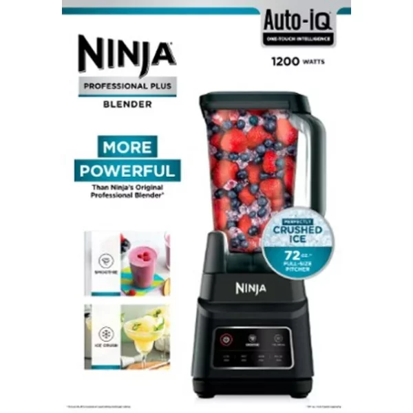 Ninja® Professional Plus Blender with Auto-iQ® and 72-oz.* Total Crushing Pitcher & Lid, BN700