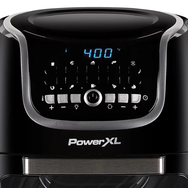 PowerXL Vortex Air Fryer Pro Plus 10 Quart Capacity, Black, 1700 Watts,