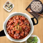 Ficcug 7.5 Quart Aluminum Pressure Cooker with Steamer, Fast Cooker Pot, Silver