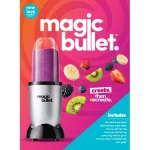 Magic Bullet® 11 Piece Personal Blender MBR-1101 – Silver / Black