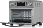 Restored Deco Chef TQAIRSTS 24QT Stainless Steel Countertop Toaster Air Fryer Oven (Refurbished)