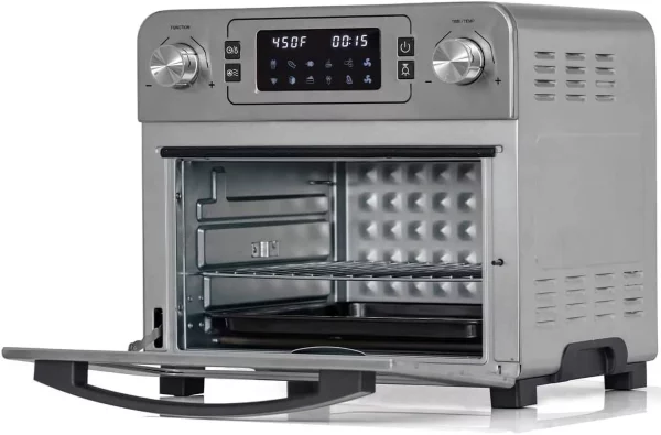 Restored Deco Chef TQAIRSTS 24QT Stainless Steel Countertop Toaster Air Fryer Oven (Refurbished)