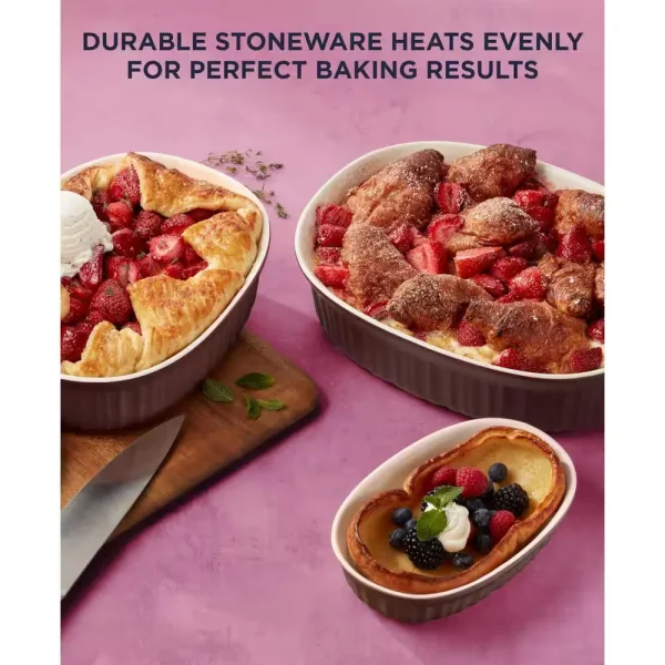 French Colors 10-Piece Bakeware Set, Cabernet