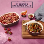 French Colors 12-Piece Bakeware Set, Cabernet