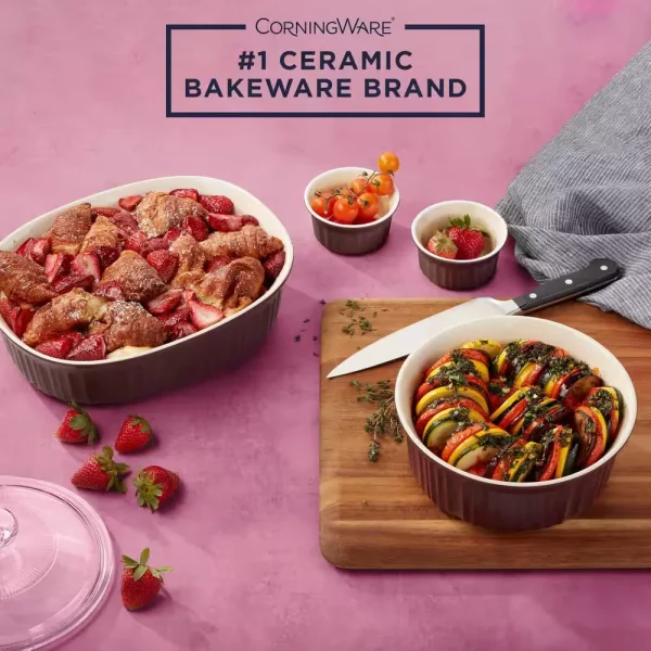 French Colors 12-Piece Bakeware Set, Cabernet