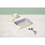 Non-Stick Ceramic Loaf Pan in Cream